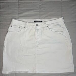 Calvin Klein Jeans White Mini Pencil Skirt Casual